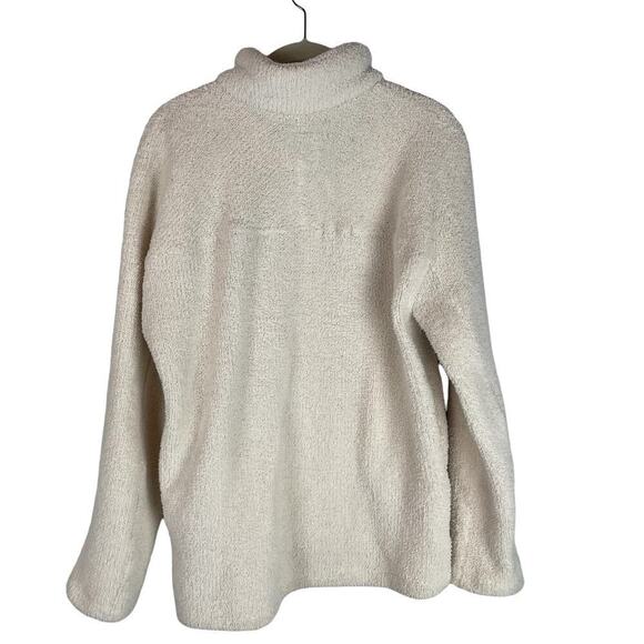 Thread & Supply cream fuzzy half zip pullover - Picture 5 of 8